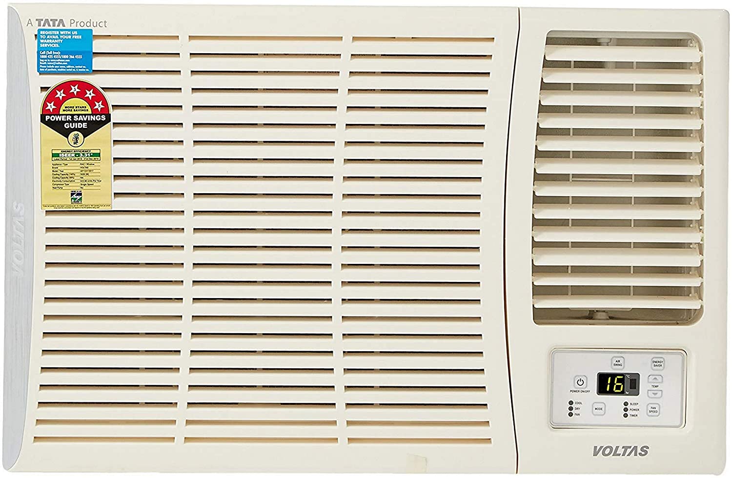 Voltas 5 star 1-ton Window AC